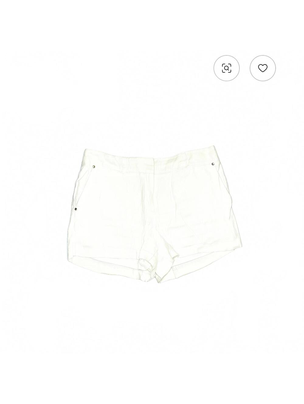 Cache White High Rise Waist Shorts Size 12